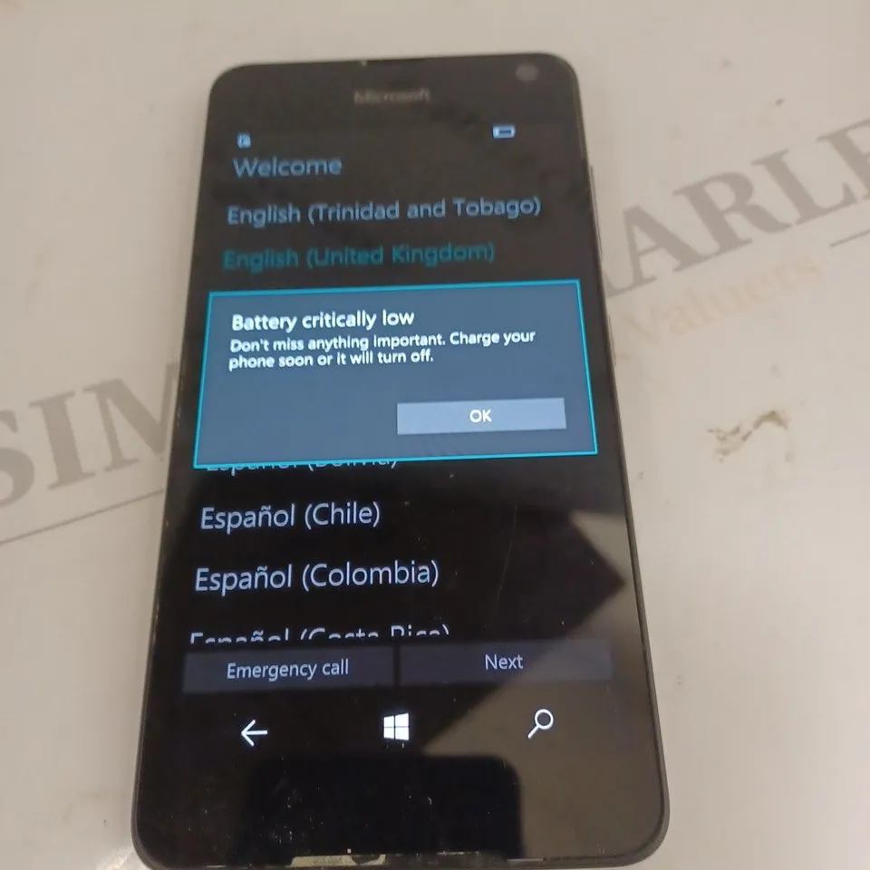 MICROSOFT MOBILE PHONE 