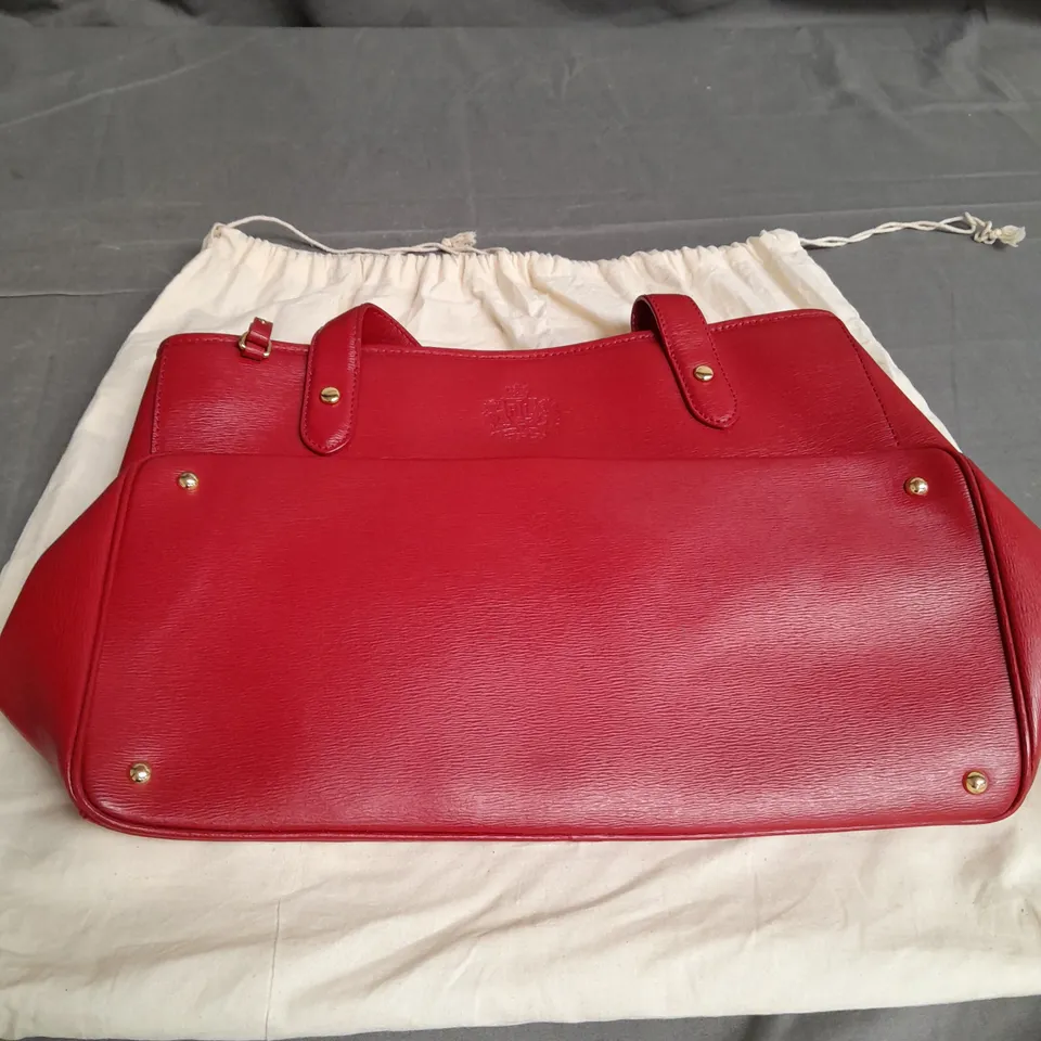 RALPH LAUREN FAUX LEATHER BAG 