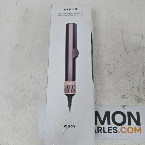 DYSON AIRSTRAIT WET-TO-DRY STRAIGHTENING WAND – PURPLE/PINK, WITH CASE