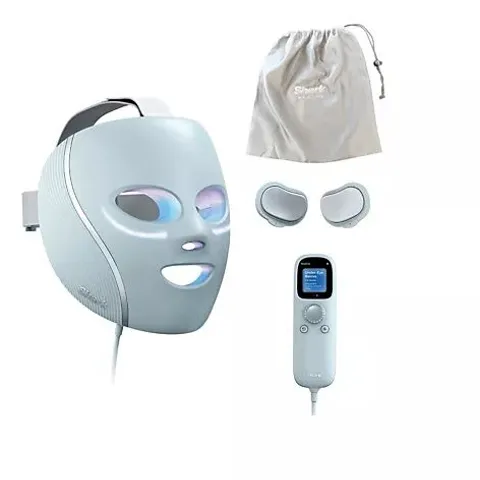 OUTLET SHARK CRYOGLOW BLUE FROST LED MASK WITH CHARGING STAND