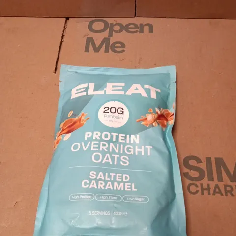 ELEAT PROTEIN OVERNIGHT OATS SALTED CARAMEL – 400G - 24/3/27