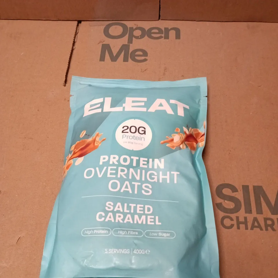 ELEAT PROTEIN OVERNIGHT OATS SALTED CARAMEL – 400G - 24/3/27