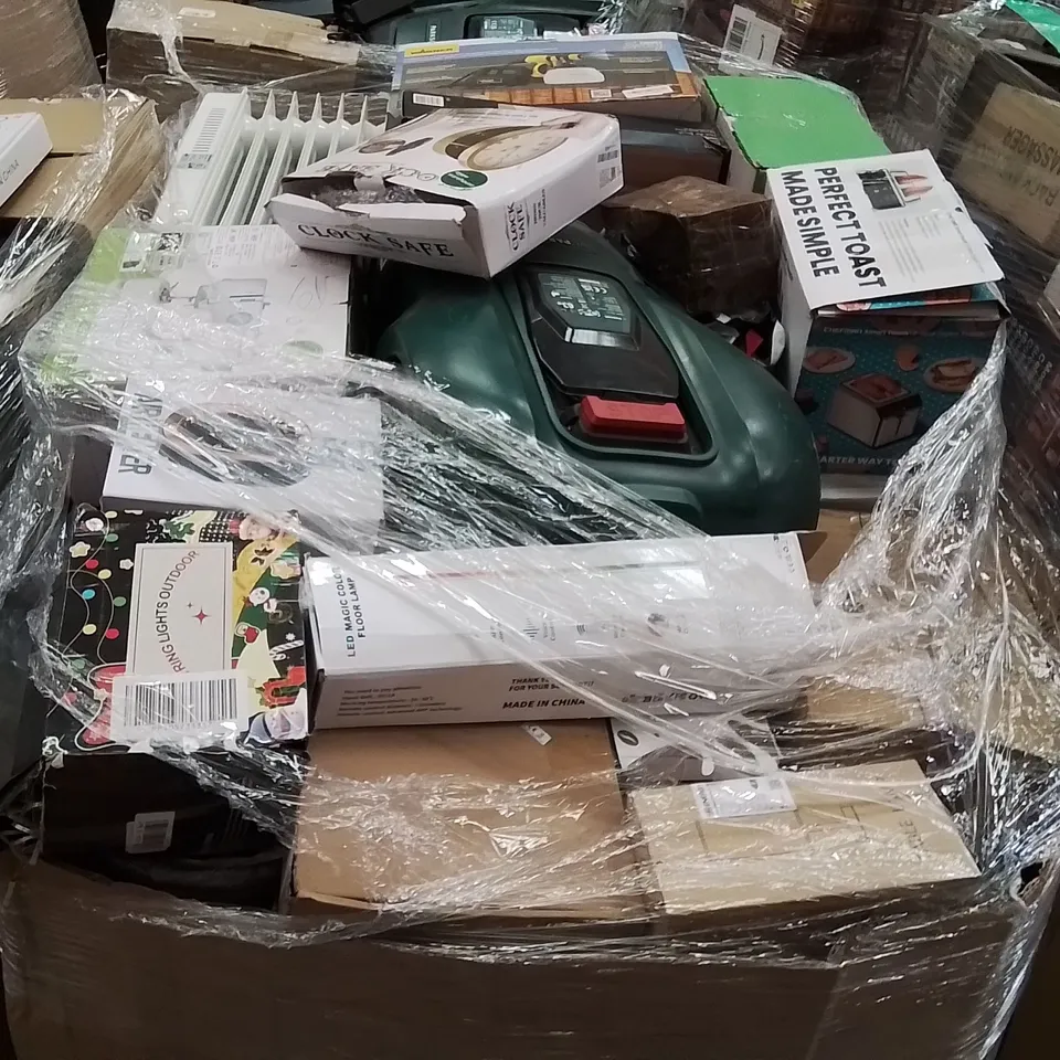 PALLET CONTAINING A LARGE QUANTITY OF ELECTRICAL PRODUCTS TO INCLUDE;LAVA LAMP,DIFFUSER,SHOE DRYER