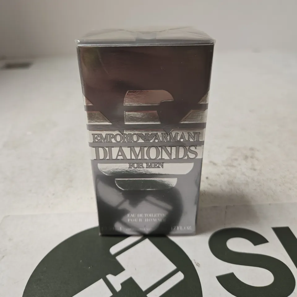 EMPORIO ARMANI DIAMONDS FOR MEN SEALED 50ML