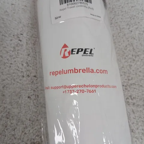 REPEL TRAVEL UMBRELLA – RED