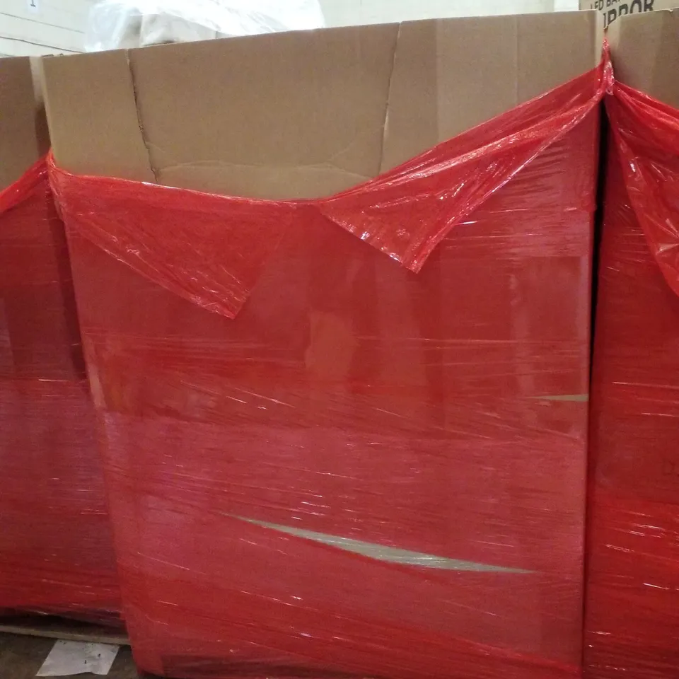 PALLET CONTAINING ASSORTED PRODUCTS INCLUDING COOKER HOOD, FOOT SPA, OFFICE CHAIR, TOILET ROLL HOLDER & TREADY VINTAGE STYLE RIDE-ON CAR