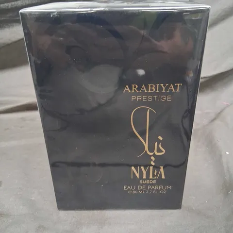 BOXED AND SEALED ARABIYAT PRESTIGE NYLA SUEDE EAU DE PARFUM 80ML