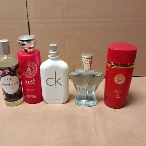 LOT OF 10 ASSORTED UNBOXED EAU DE PARFUMES TO INCLUDE CK ALL, QASWA AND CLUB DE NUIT