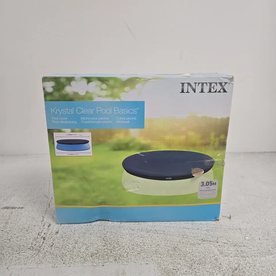 INTEX KRYSTAL CLEAR POOL BASICS POOL COVER