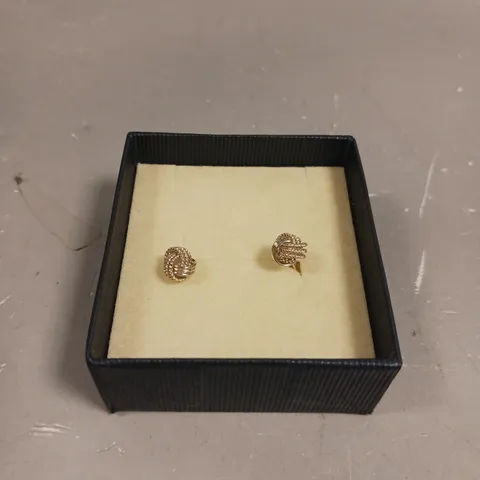 SHIPTON & CO SILVER KNOT EARRINGS