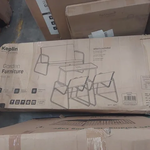 BOXED KEPLIN 4PCS GARDEN FURNITURE SET 