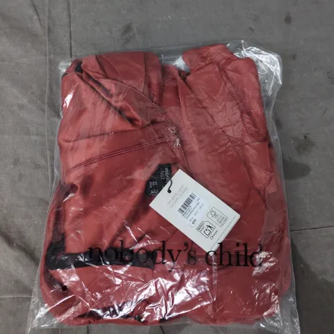 BAGGED NOBODY'S CHILD SIENNA MIDAXI DRESS IN RUST SIZE UK 14