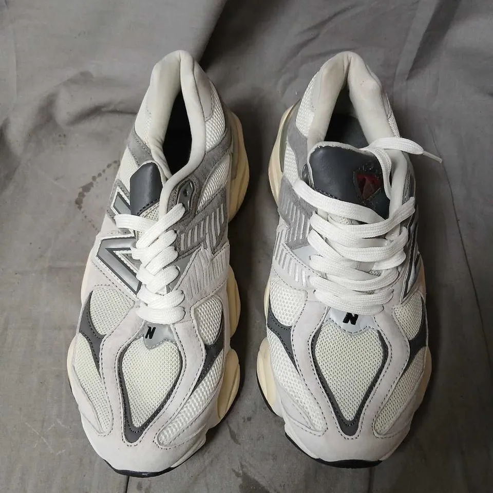 NEW BALANCE 9060GY SNEAKERS – GRAY/WHITE, US 8.5 (UK 8, EU 42)