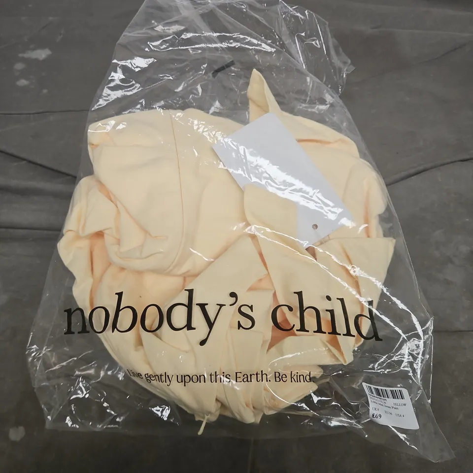 NOBODY'S CHILD LOTTIE MINI DRESS – YELLOW, UK 8 