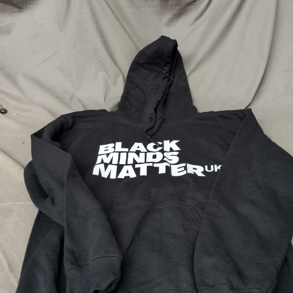 2 X BLACK MINDS MATTER UK HOODIES SMALL