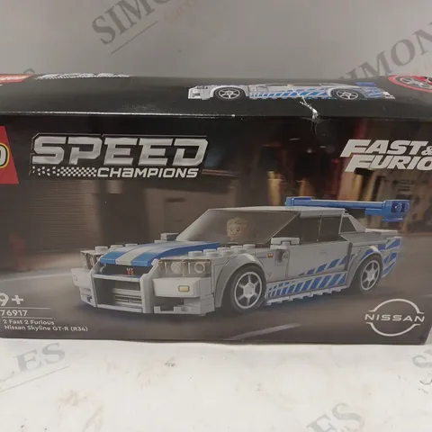 BOXED LEGO SPEED CHAMPIONS 2 FAST 2 FURIOUS NISSAN SKYLINE 76917