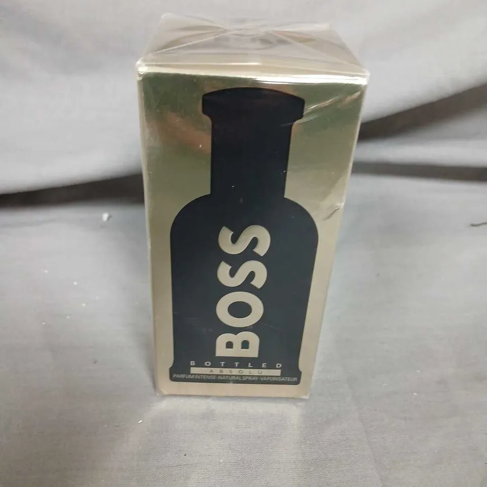 BOXED AND SEALED BOSS BOTTLED ABSOLU HUGO BOSS PARFUM INTENSE 50ML
