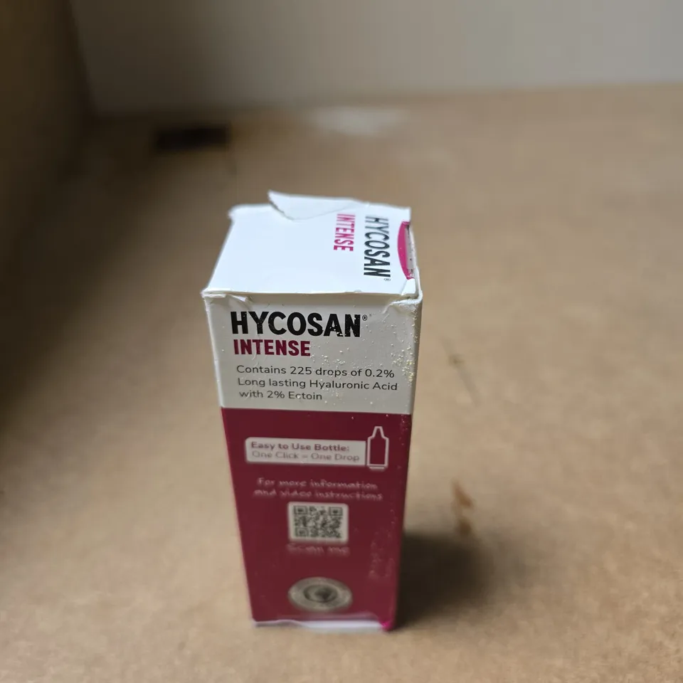 HYCOSAN INTENSE EYE DROPS 0.2% HYALURONIC ACID – BOXED (225 DROPS) – VISION CARE