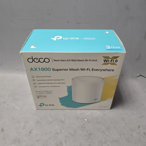 BOXED TP-LINK DECO X20 MESH WIFI UNIT