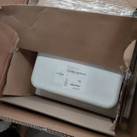 BOXED COMPOSITE SINGLE SINK WITH DRAINAGE BOARD
