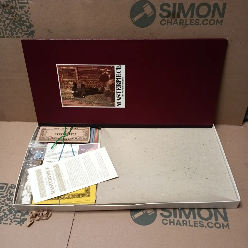 BOXED MASTERPIECE THE ART AUCTION GAME BY PARKER