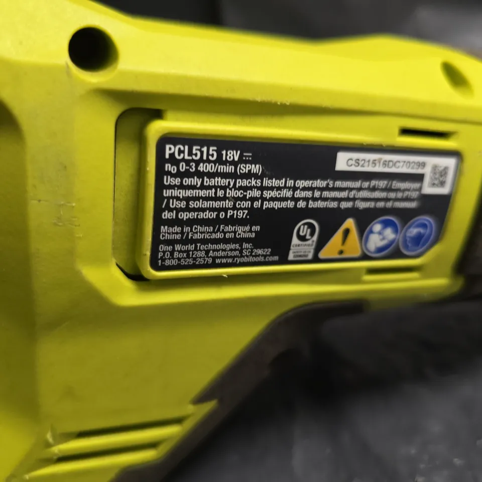 RYOBI PCL515 18V CORDLESS POWER TOOL