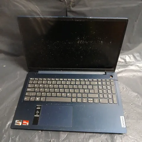 LENOVO LAPTOP – BLUE, MODEL UNSPECIFIED