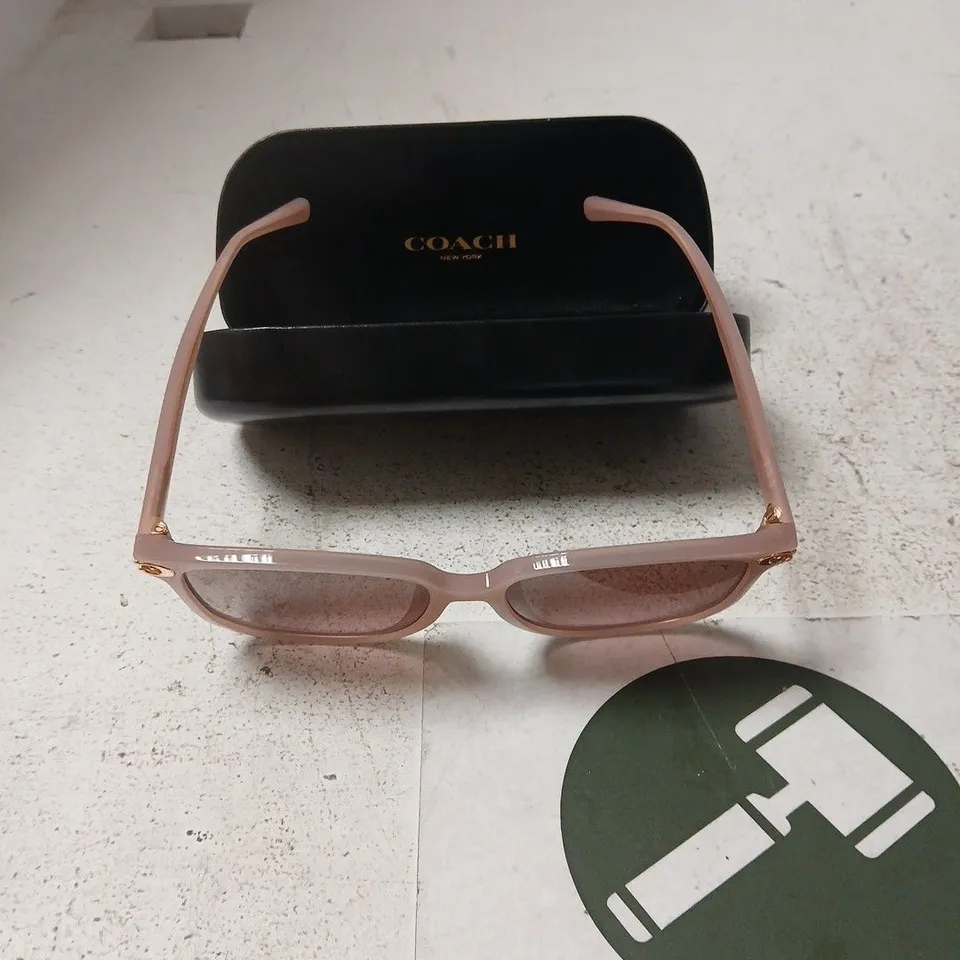 COACH SUNGLASSES – PINK FRAME - WITH CASE