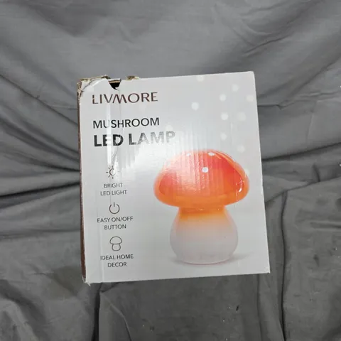 LIVMORE MUSHROOM LED LAMP – BOXED