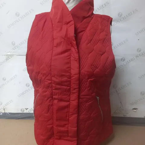 MARLA WYNNE QUILT GILET IN RUSSET SIZE MEDIUM