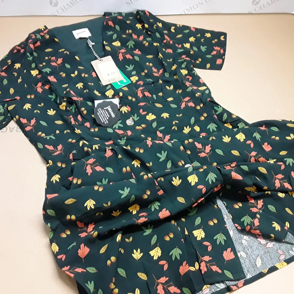 JOANIE MANON LEAVES DRESS - UK 14