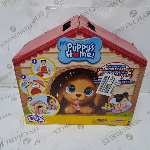 SEALED AND BOXED LITTLE LIVE PETS MY PUPPY'S HOME PLAYSET