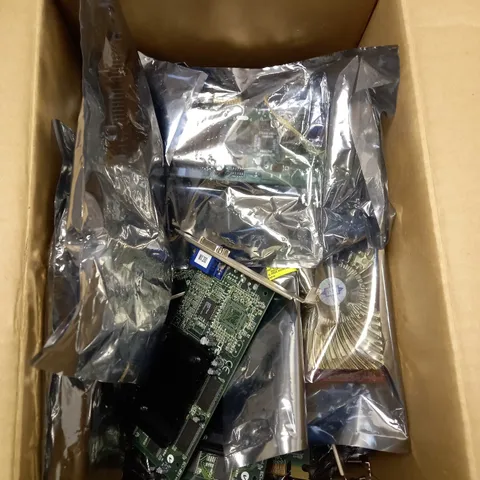 BOX OF ASSORTED COMPUTER PARTS