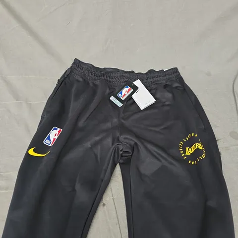 NIKE NBA LOS ANGELES LAKERS MEN'S JOGGERS – BLACK, SIZE L