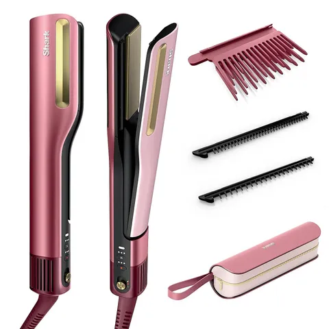 BOXED OUTLET SHARK SILKIPRO STRAIGHT WET-TO-DRY HAIR STRAIGHTENER & DRYER
