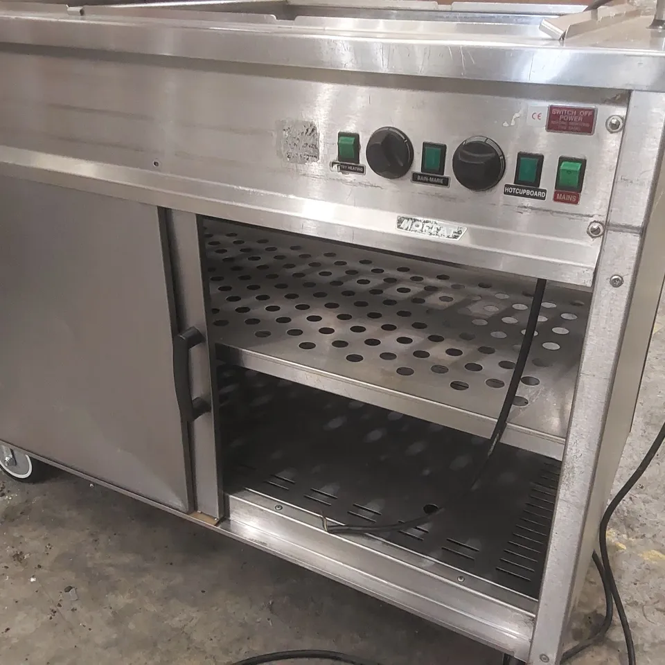 MOFFAT MOBILE HOT CUPBOARD/BAIN MARIE/GANTRY UNIT