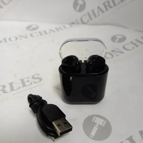 BOXED ASDATECH TRUE WIRELESS EARPHONES WITH CHARGING CASE