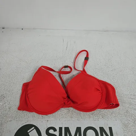 NEXT WOMEN'S BIKINI TOP 38C (EU 85C) – RED