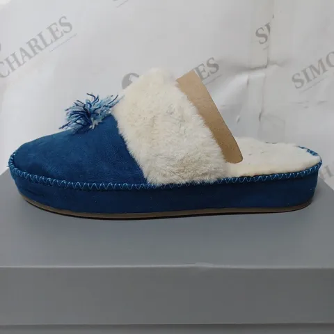 BOXED VIONIC GRACE SLIPPERS, NAVY - SIZE 6