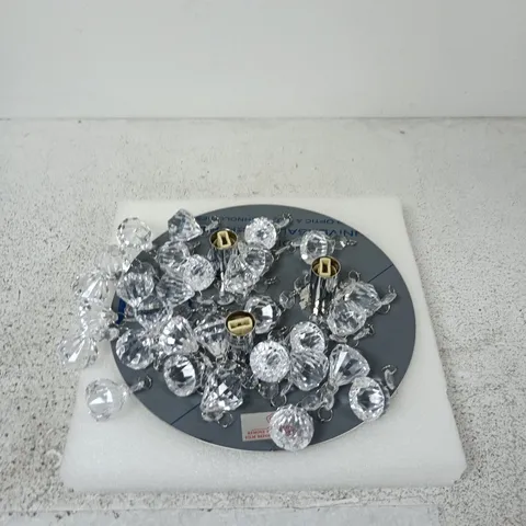 MAYA DIAMOND FLUSH CEILING LIGHT FITTING