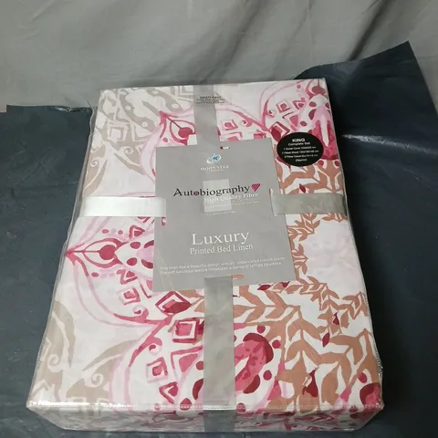MOON STAR LONDON AUTOBIOGRAPHY LUXURY PRINTED BED LINEN KING SET