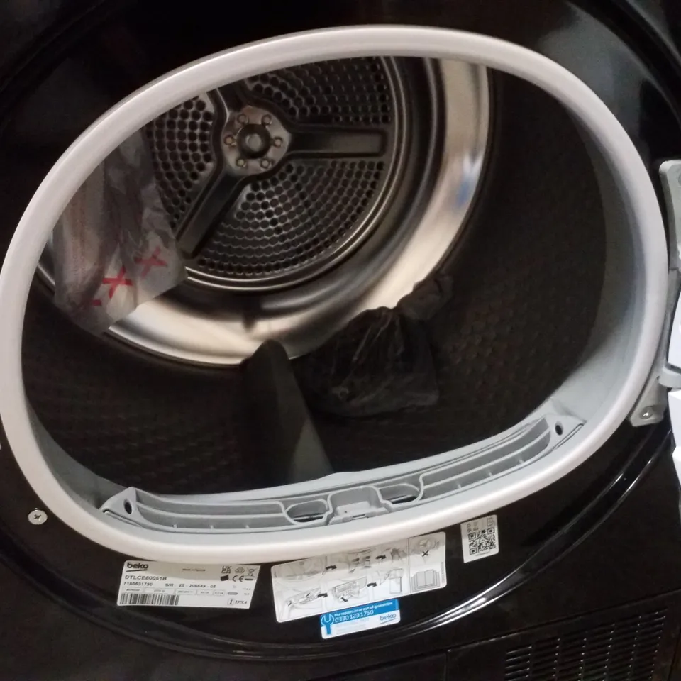 BEKO 1-8KG CONDENSER TUMBLE DRYER IN BLACK 
