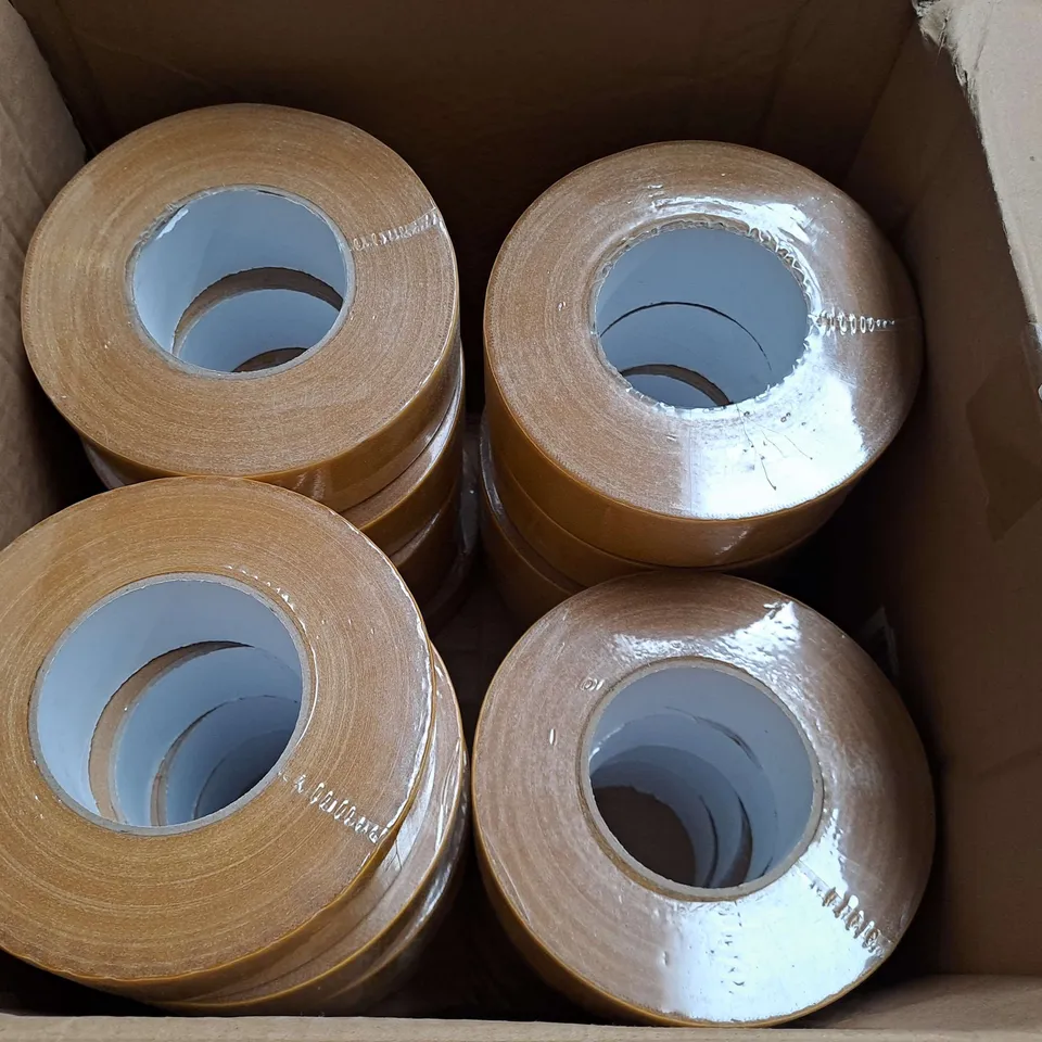 LOT OF 24 ROLLS OF 50MMX50M DOUBLE SIDED CLOTH TAPE