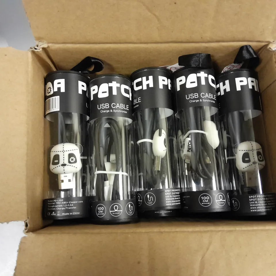 APPROXIMATELY 200 OBJECT IPHONE PANDA CABLES (PDL-100)