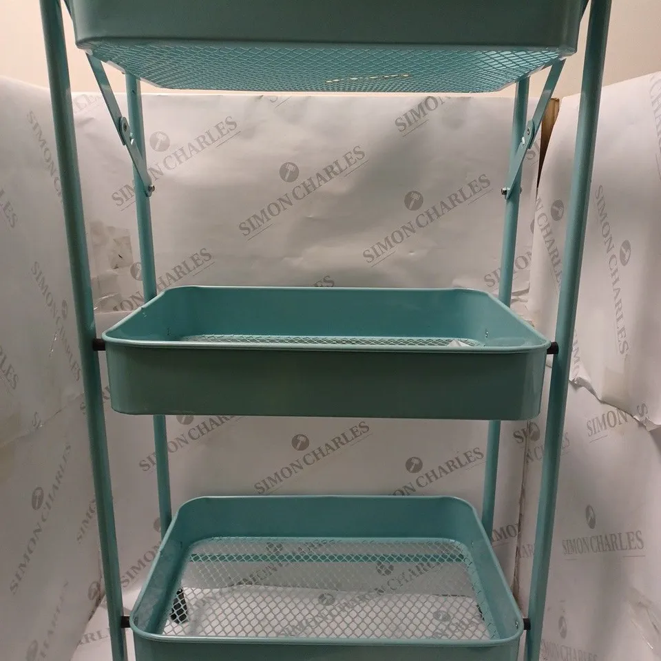 UNBRANDED LIGHT BLUE STORAGE SHELF