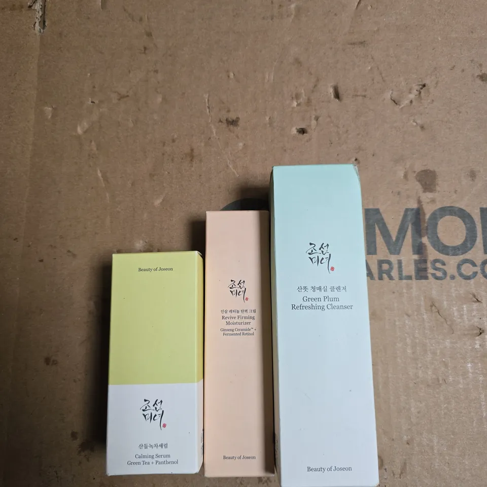 3 ASSORTED BEAUTY OF JOSEON PRODUCTS