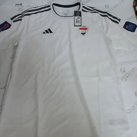 ADIDAS IRAQ FOOTBALL TEAM SHIRT - LARGE