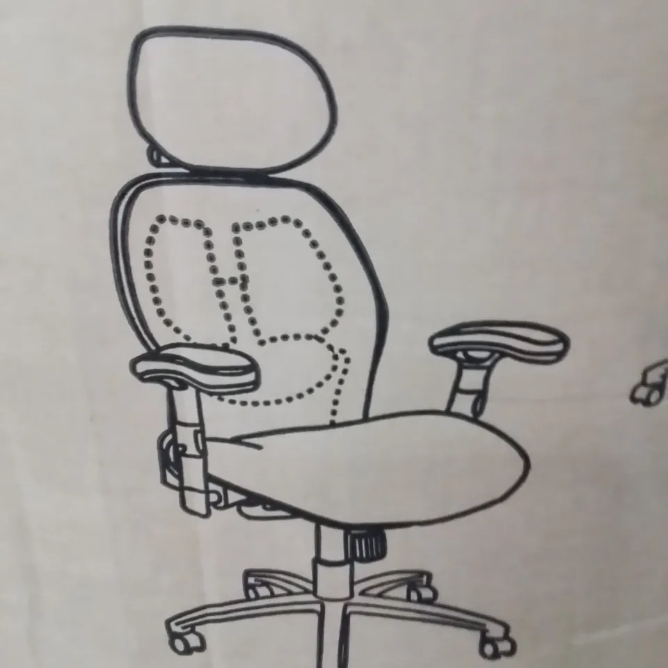 BOXED ERGO-TEK OFFICE CHAIR