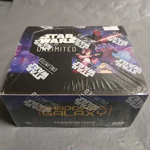 SEALED STAR WARS UNLIMITED SHADOWS OF THE GALAXY SET OF 24 BOOSTER PACKS