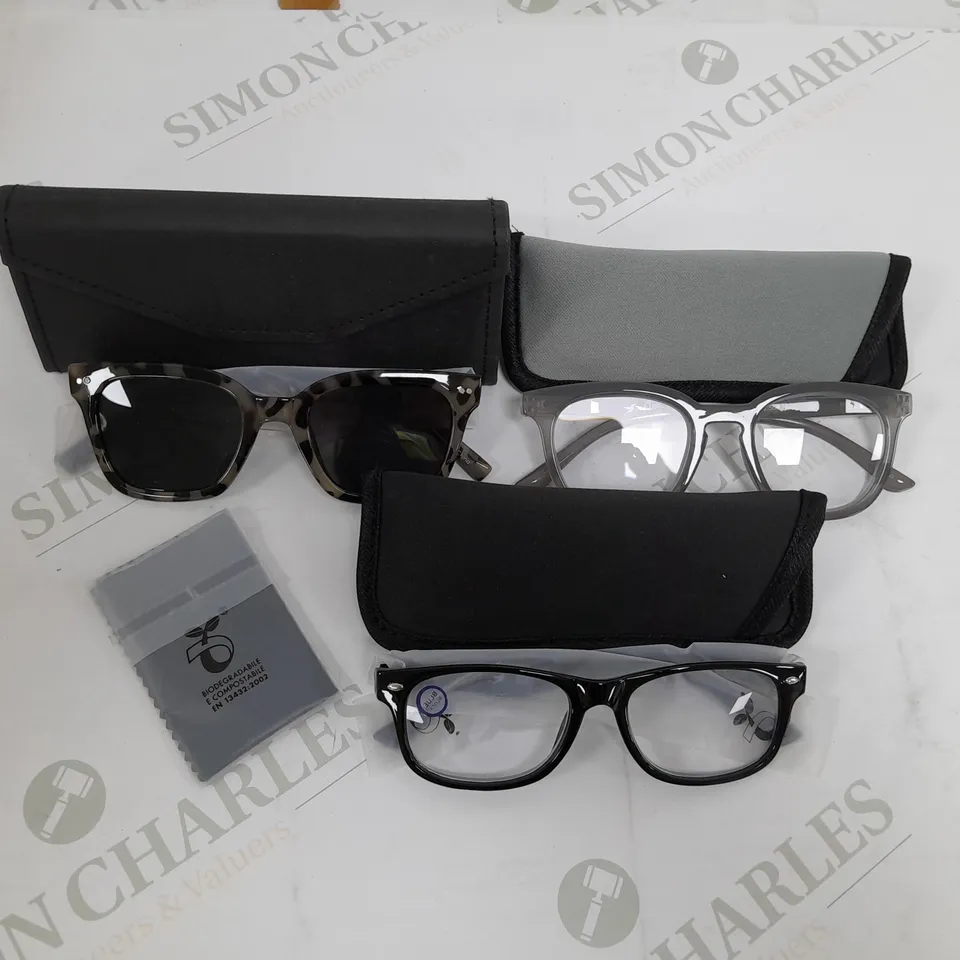 BOXED HUMMINGBIRD POLARISED SUNGLASSES & READER 3PC SET